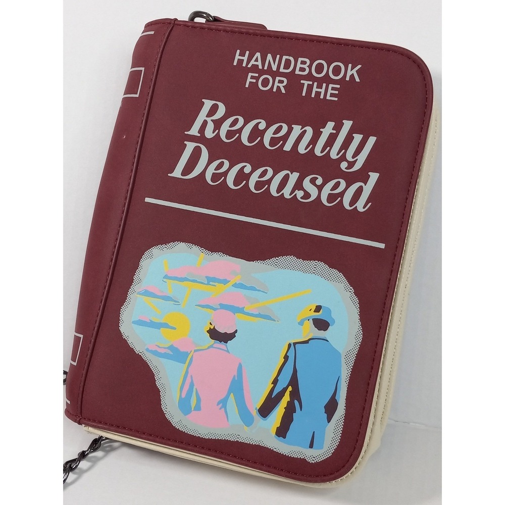 Beetlejuice Handbook for the Recently Deceased Crossbody Book Purse